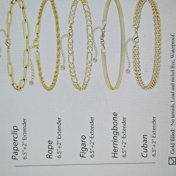 Dearmay Jewelry Gold Bracelets For Women In Waterproof 4k Gold